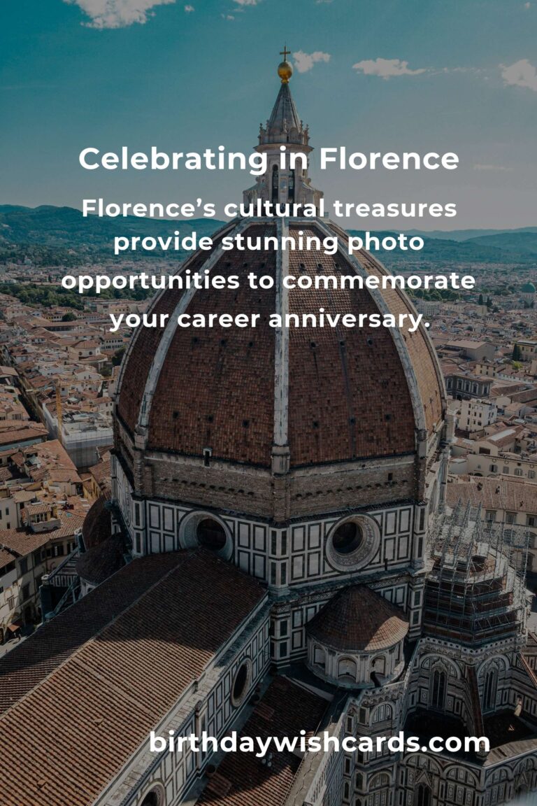 Ultimate Career Anniversary Planning Guide in Florence