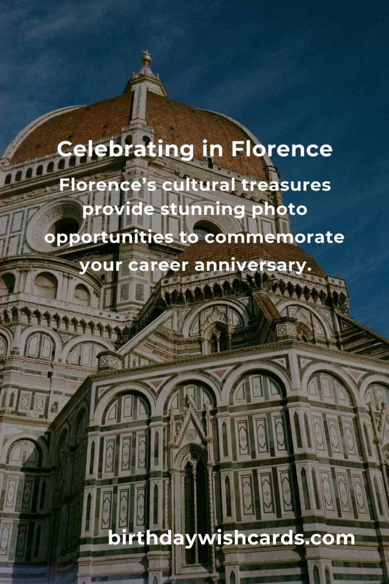 Ultimate Career Anniversary Planning Guide in Florence