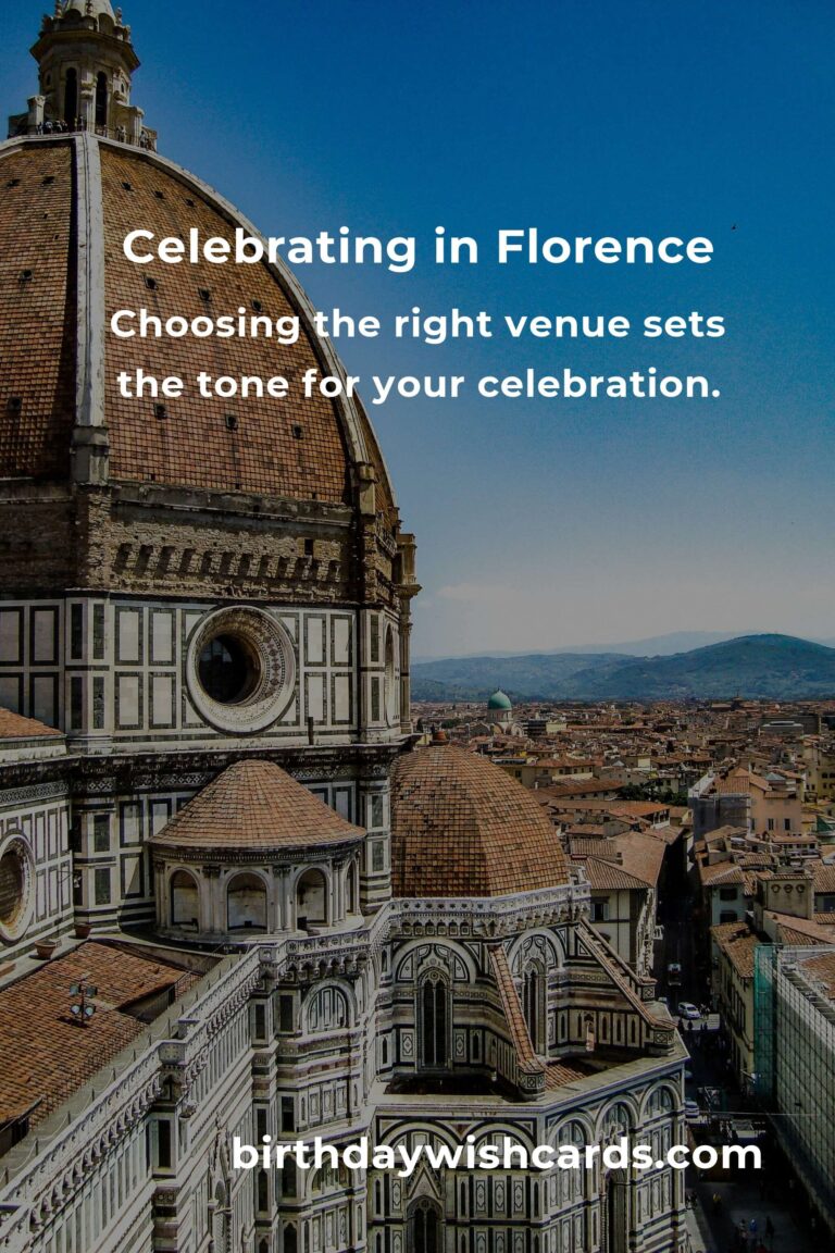Ultimate Career Anniversary Planning Guide in Florence