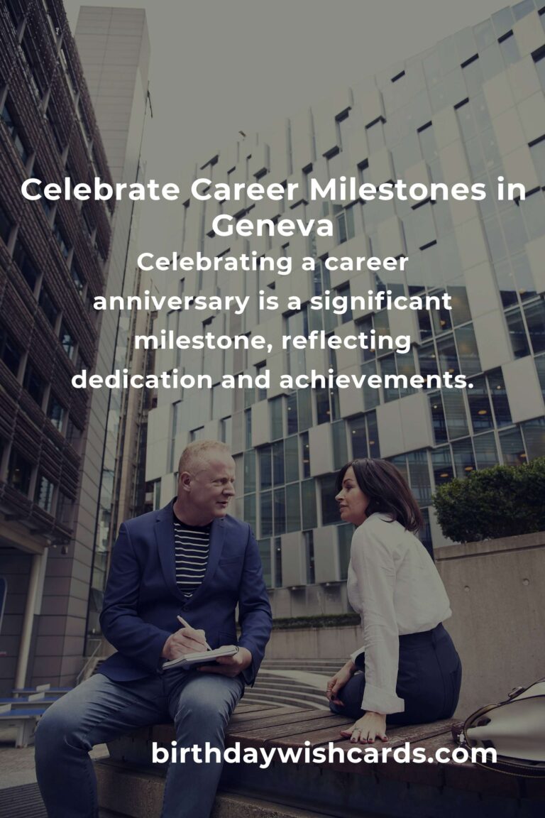Ultimate Career Anniversary Planning Guide in Geneva