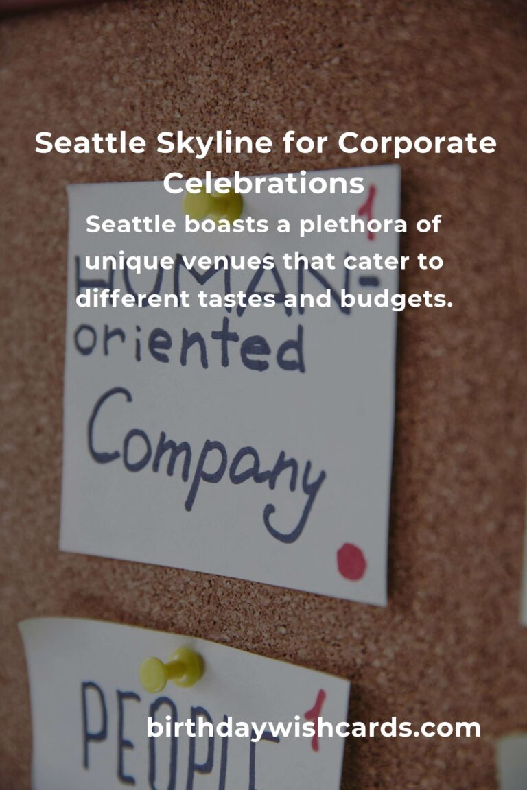 Ultimate Company Anniversary Planning Guide in Seattle