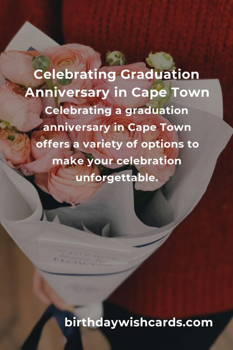 Ultimate Graduation Anniversary Planning Guide in Cape Town