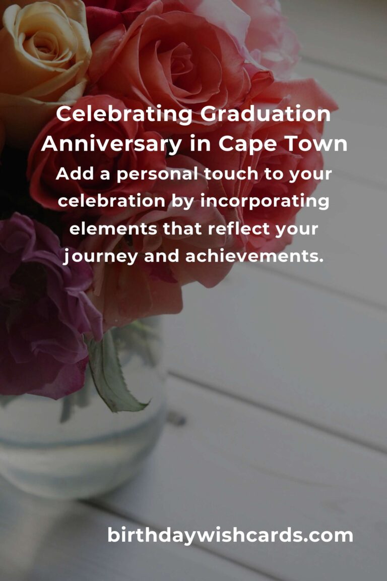 Ultimate Graduation Anniversary Planning Guide in Cape Town