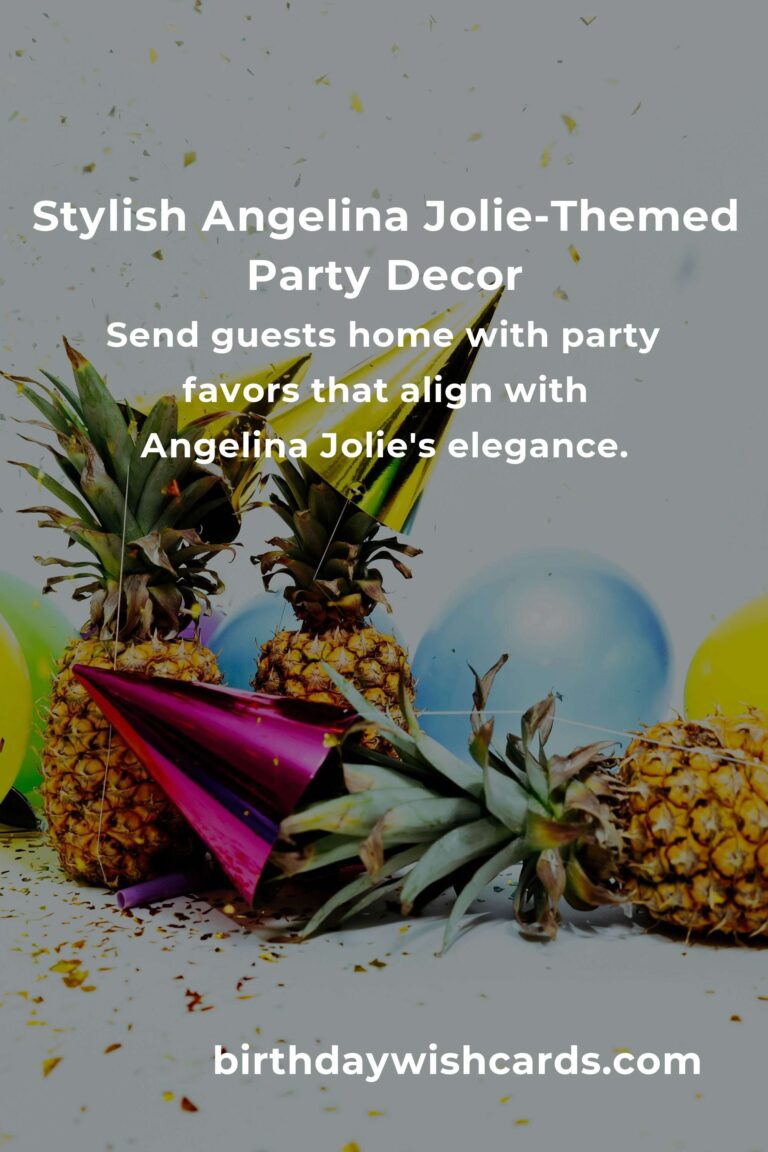 Ultimate Guide to Throwing an Angelina Jolie-Themed Birthday Party
