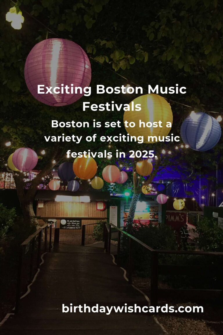 Ultimate Guide to Upcoming Music Festivals in Boston for 2025