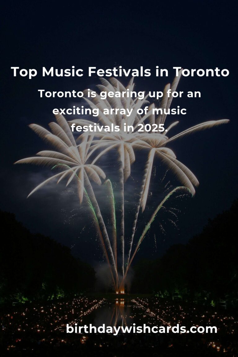 Ultimate Guide to Upcoming Music Festivals in Toronto for 2025