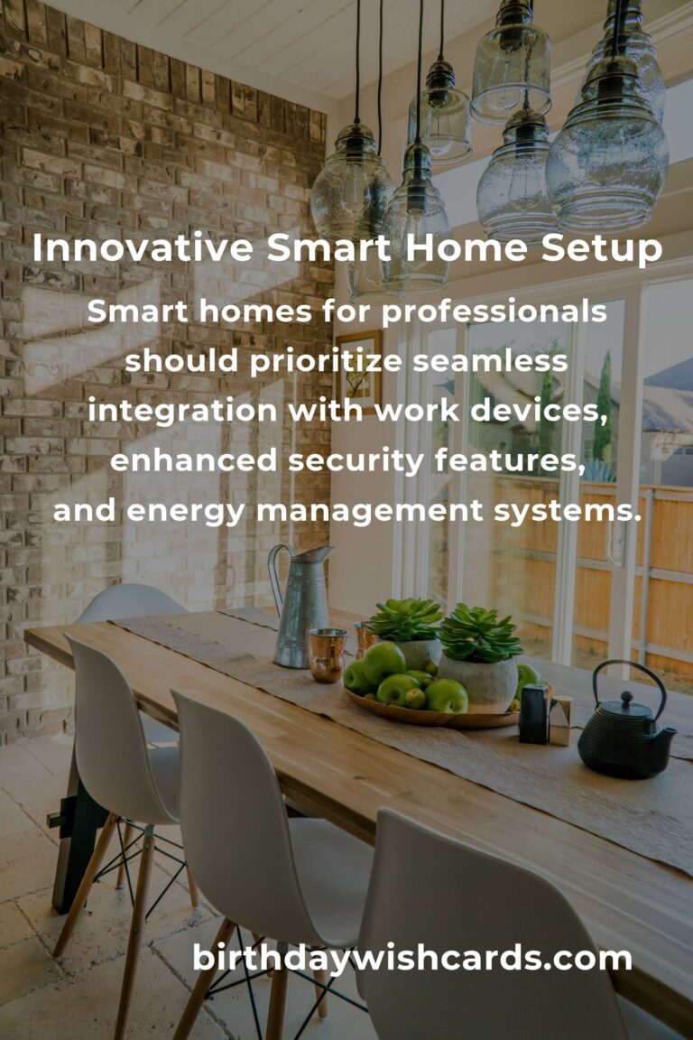 Ultimate Guide to the Best Smart Home Setup for Professionals in 2025
