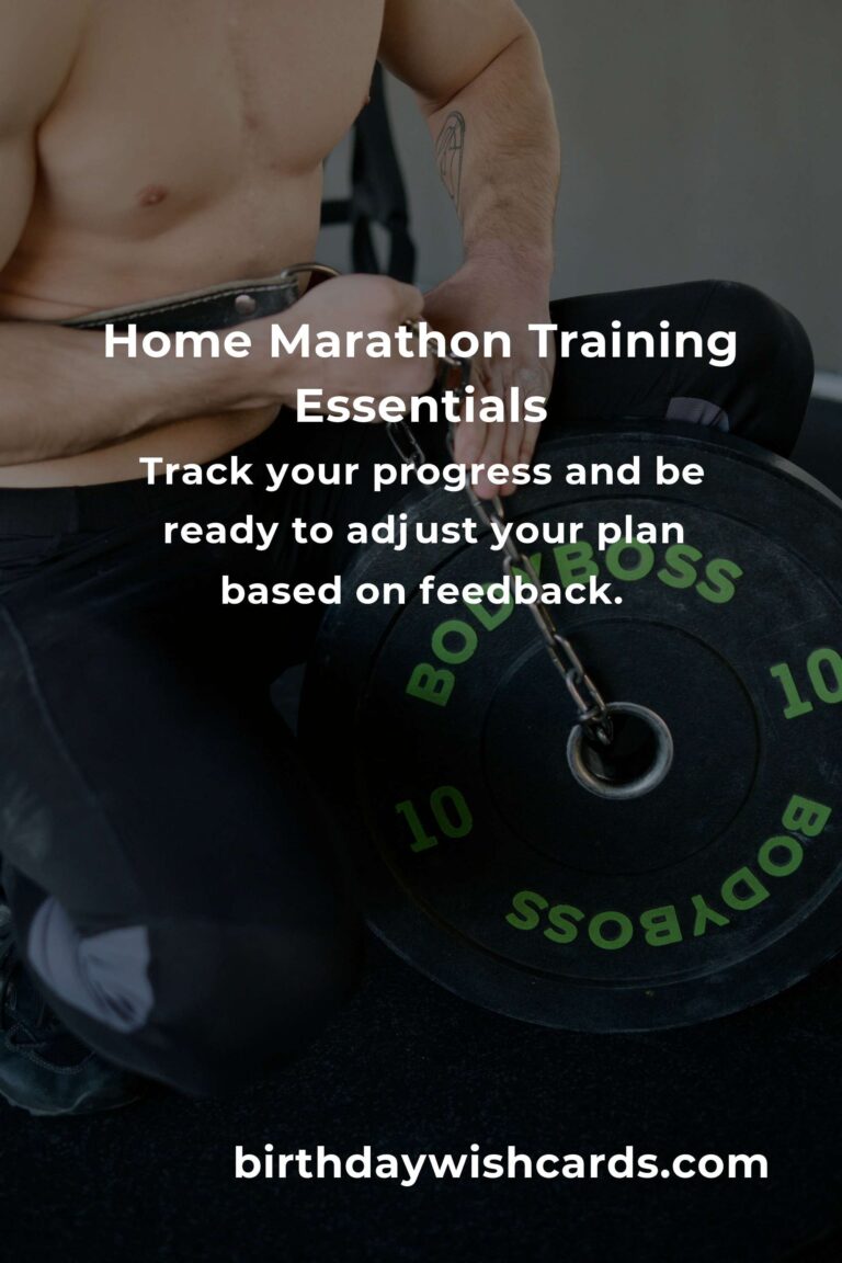 Ultimate Home Marathon Training Routine for Fitness Enthusiasts