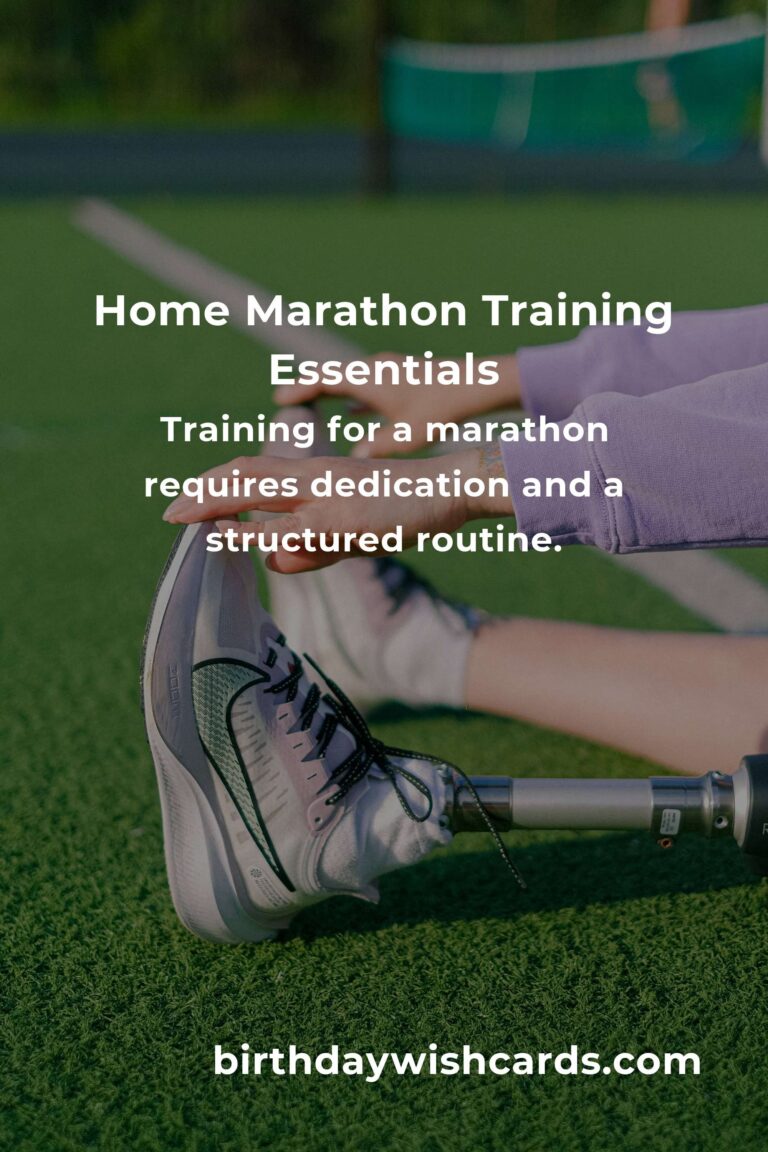 Ultimate Home Marathon Training Routine for Fitness Enthusiasts