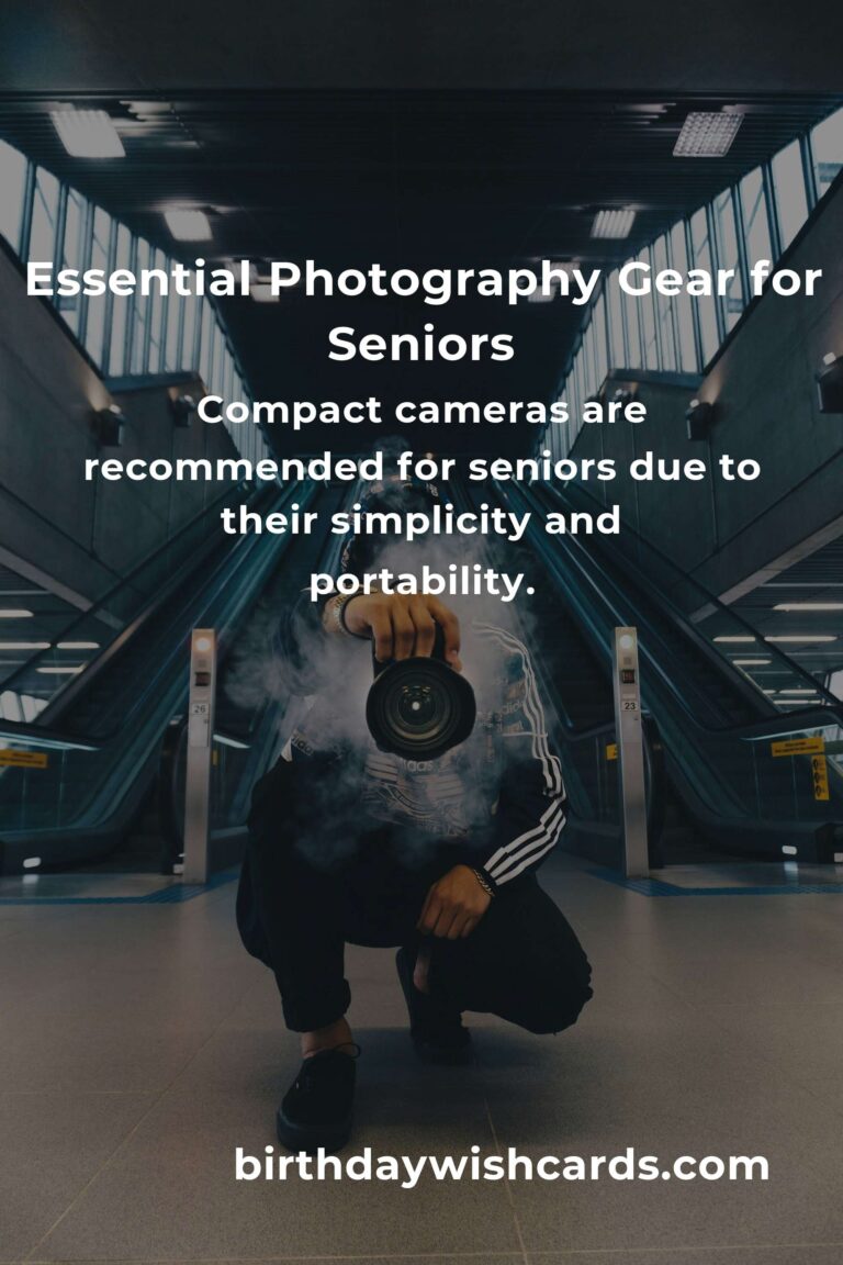 Ultimate Photography Gear Guide for Seniors