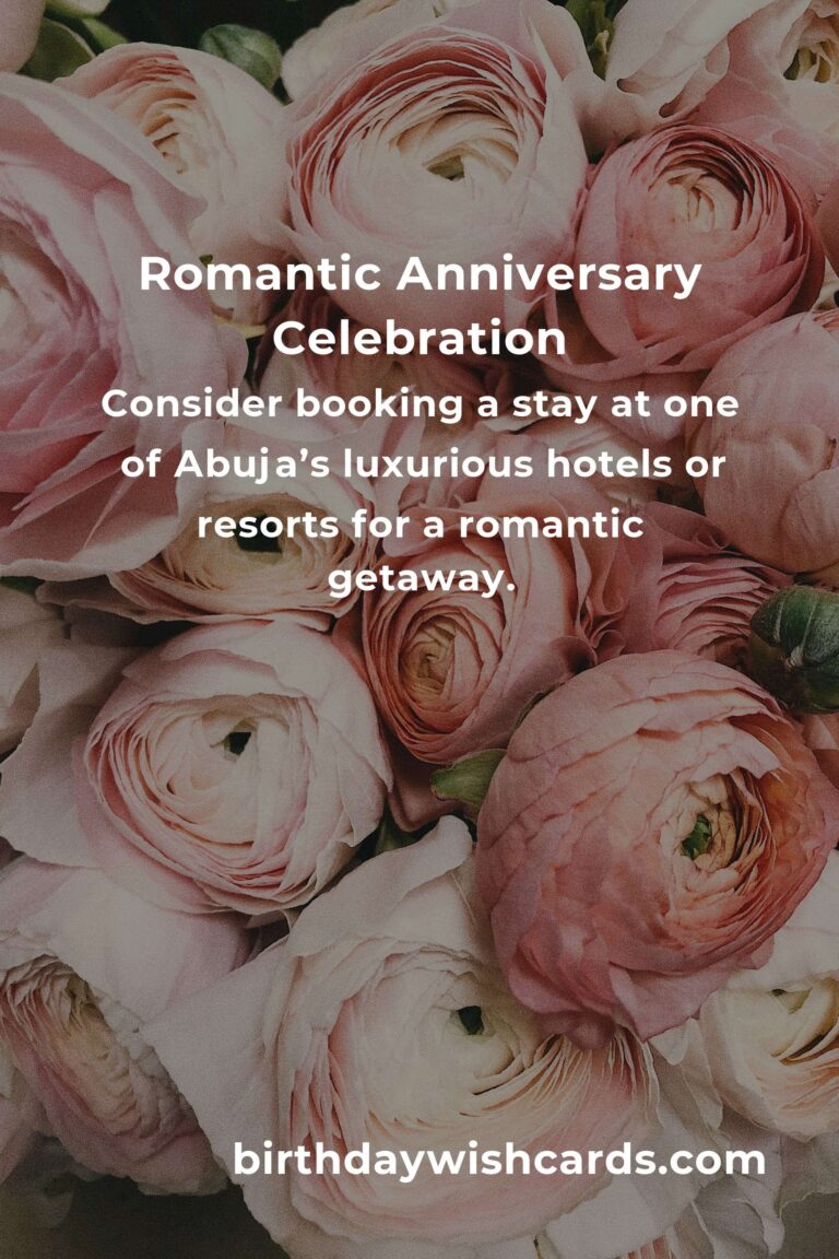 Ultimate Relationship Anniversary Planning Guide in Abuja