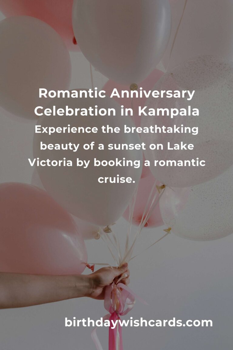 Ultimate Relationship Anniversary Planning Guide in Kampala