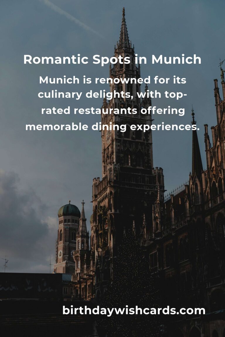 Ultimate Relationship Anniversary Planning Guide in Munich