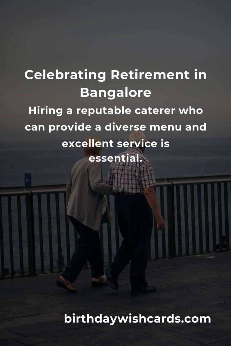 Ultimate Retirement Anniversary Planning Guide in Bangalore