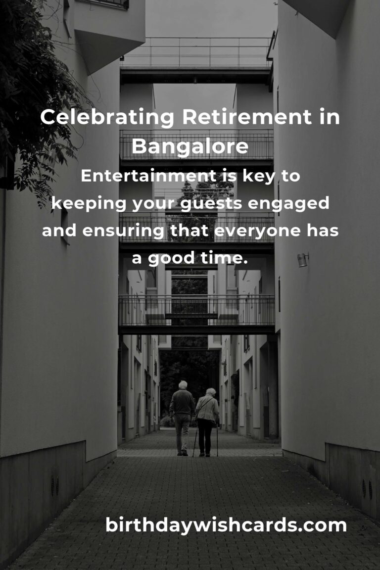 Ultimate Retirement Anniversary Planning Guide in Bangalore