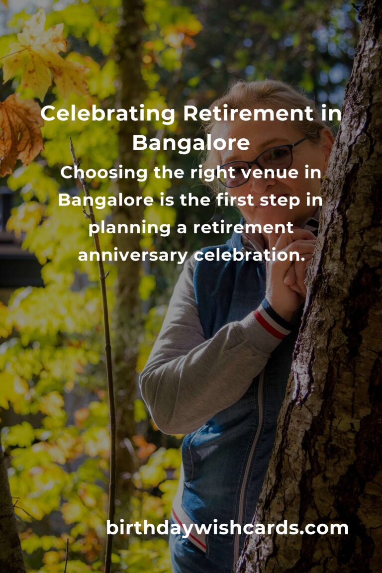 Ultimate Retirement Anniversary Planning Guide in Bangalore
