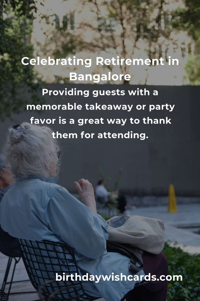 Ultimate Retirement Anniversary Planning Guide in Bangalore