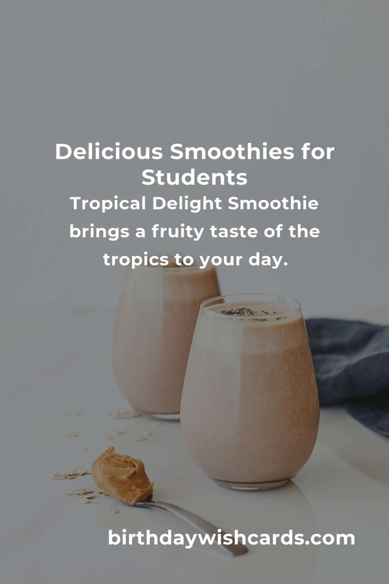 Ultimate Smoothie Recipes Guide for College Students