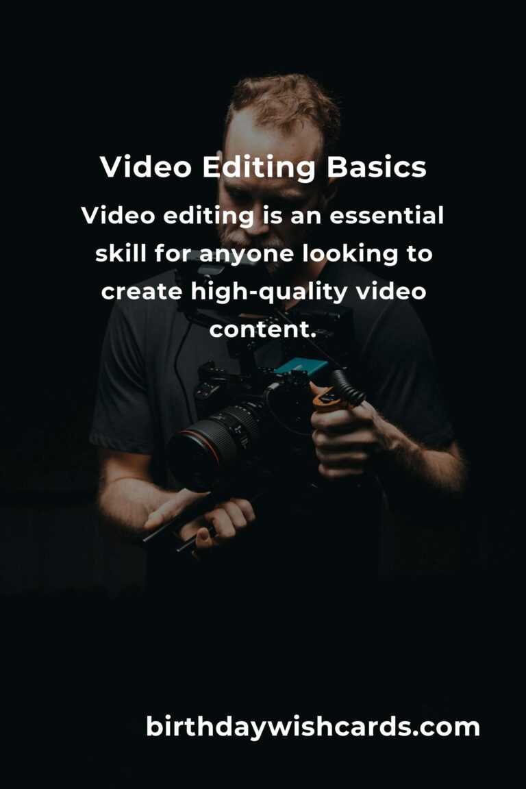 Ultimate Video Editing Tutorial for Beginners: Master the Basics