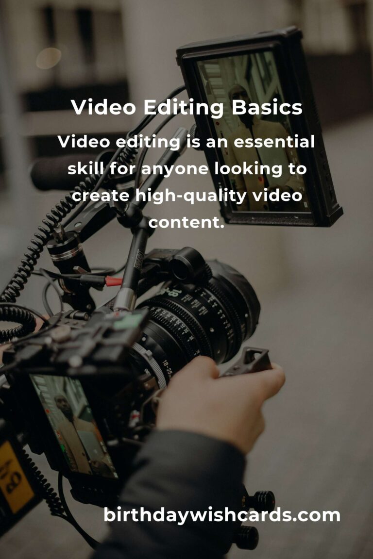 Ultimate Video Editing Tutorial for Beginners: Master the Basics