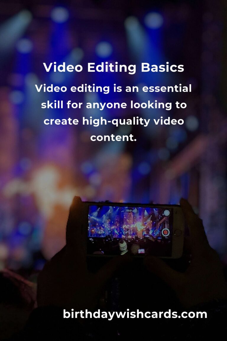 Ultimate Video Editing Tutorial for Beginners: Master the Basics