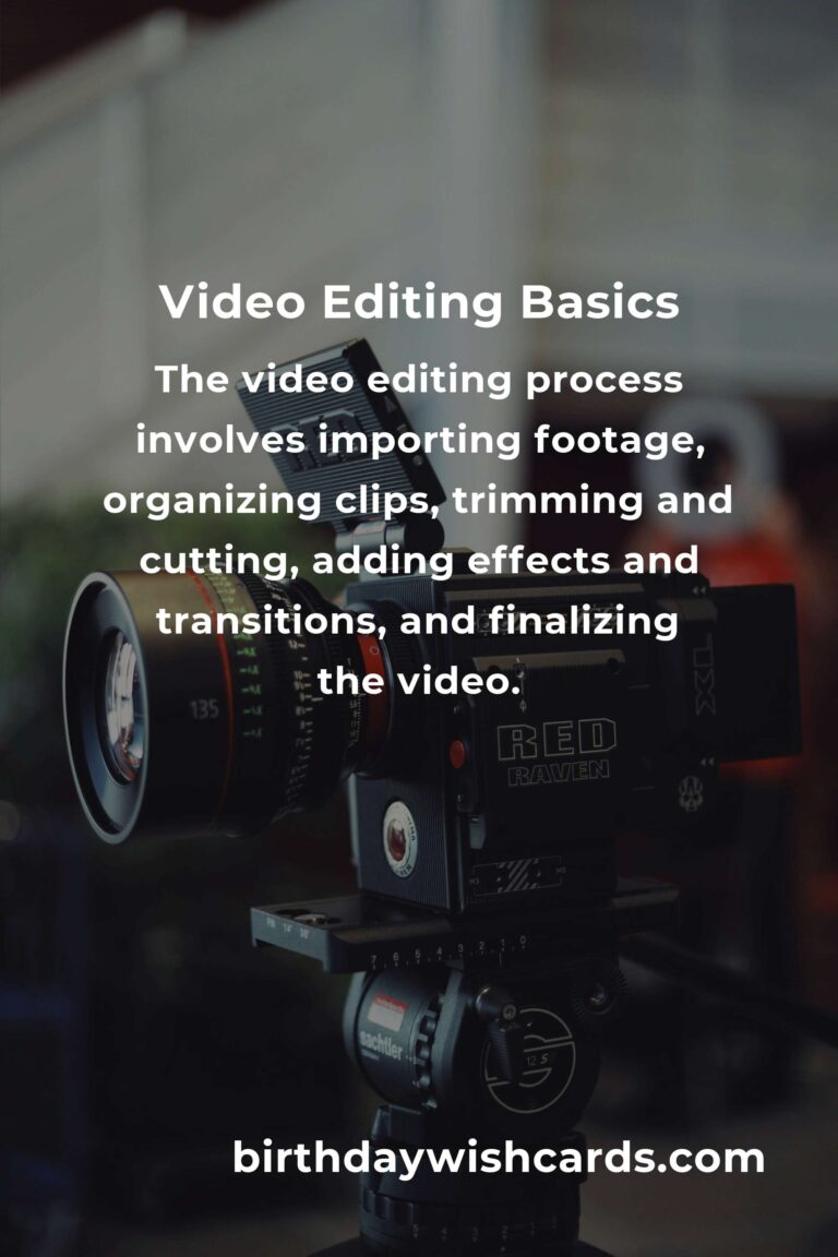 Ultimate Video Editing Tutorial for Beginners: Master the Basics