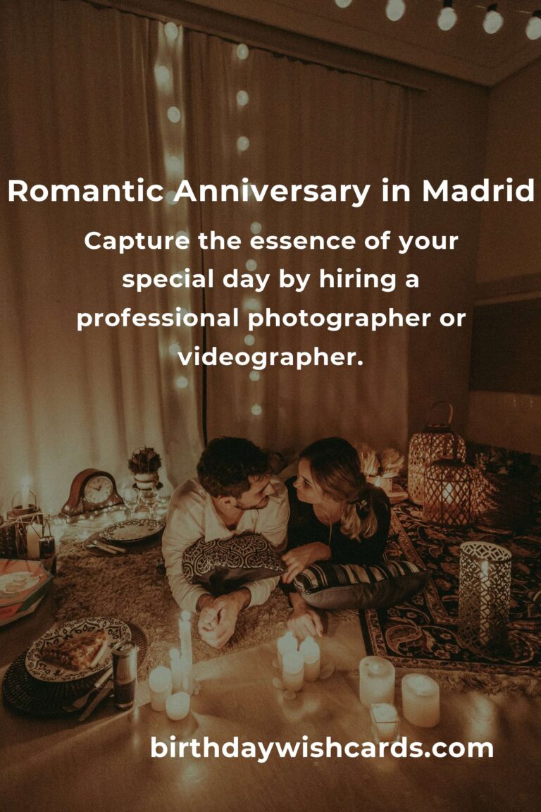 Ultimate Wedding Anniversary Planning Guide in Madrid