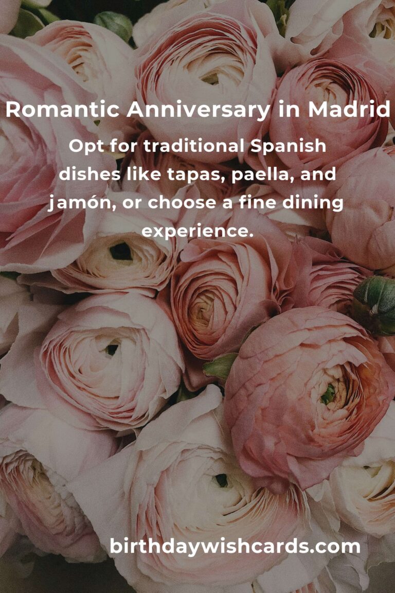 Ultimate Wedding Anniversary Planning Guide in Madrid