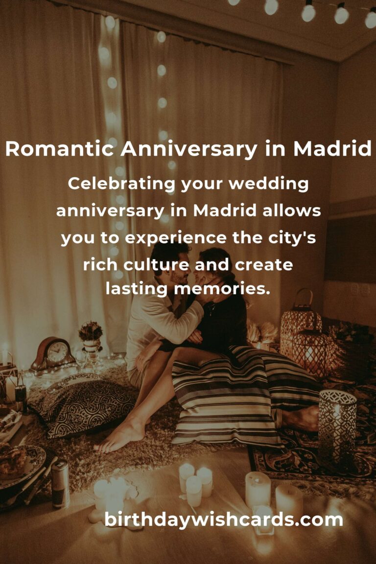 Ultimate Wedding Anniversary Planning Guide in Madrid