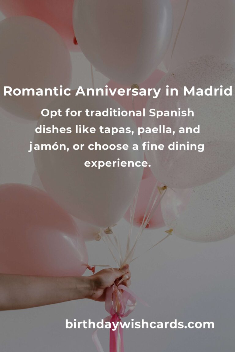 Ultimate Wedding Anniversary Planning Guide in Madrid