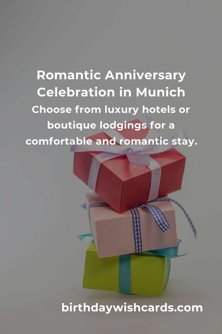 Ultimate Wedding Anniversary Planning Guide in Munich