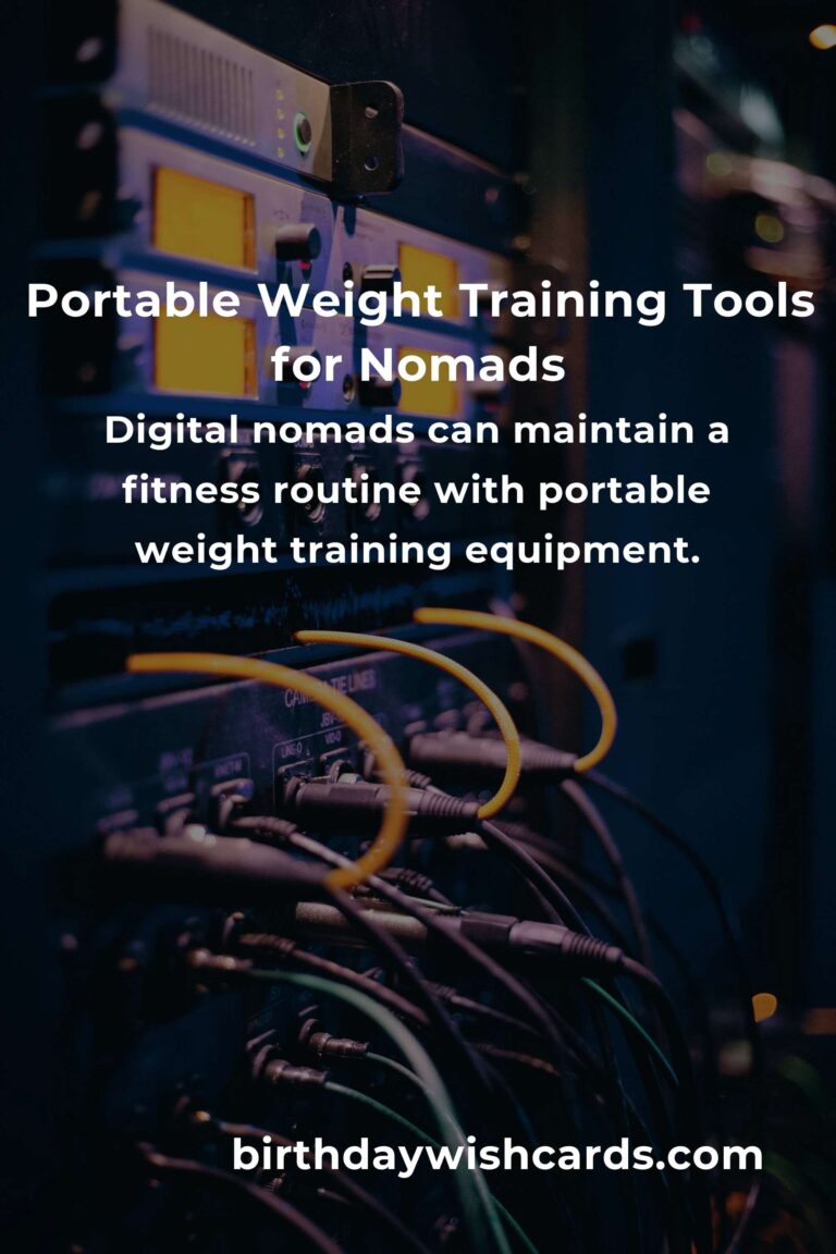 Ultimate Weight Training Equipment Guide for Digital Nomads