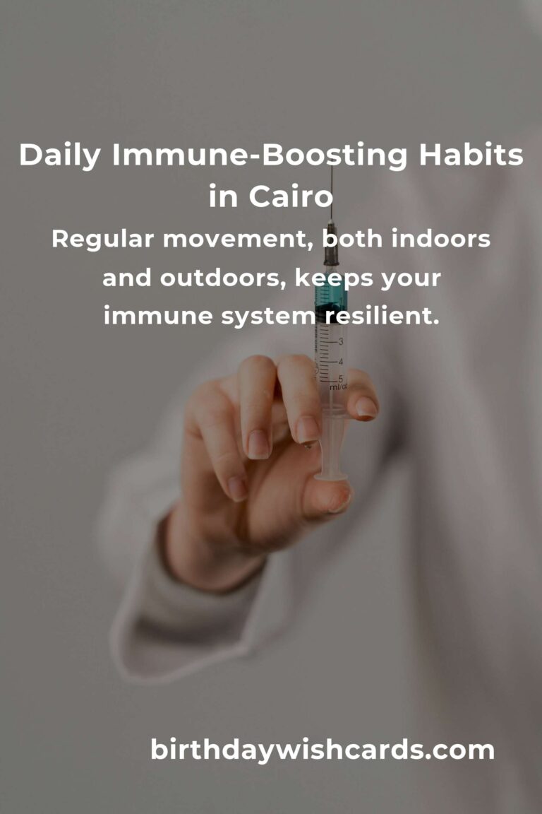 Unbreakable in Cairo: Daily Habits to Supercharge Your Immune System Amid City Life