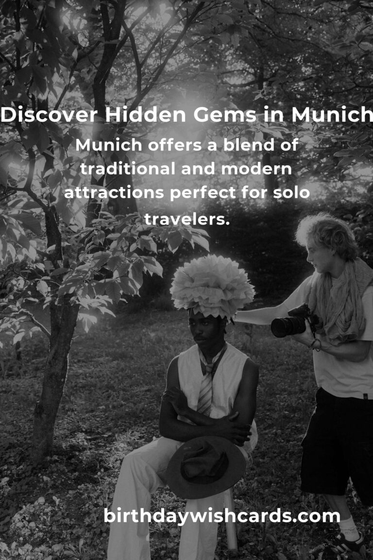 Uncover Hidden Solo Travel Gems in Munich