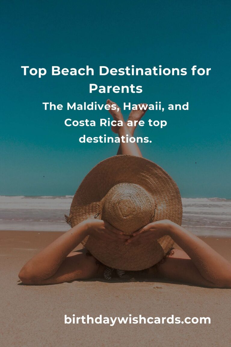 Unforgettable Beach Vacations for Parents in 2025