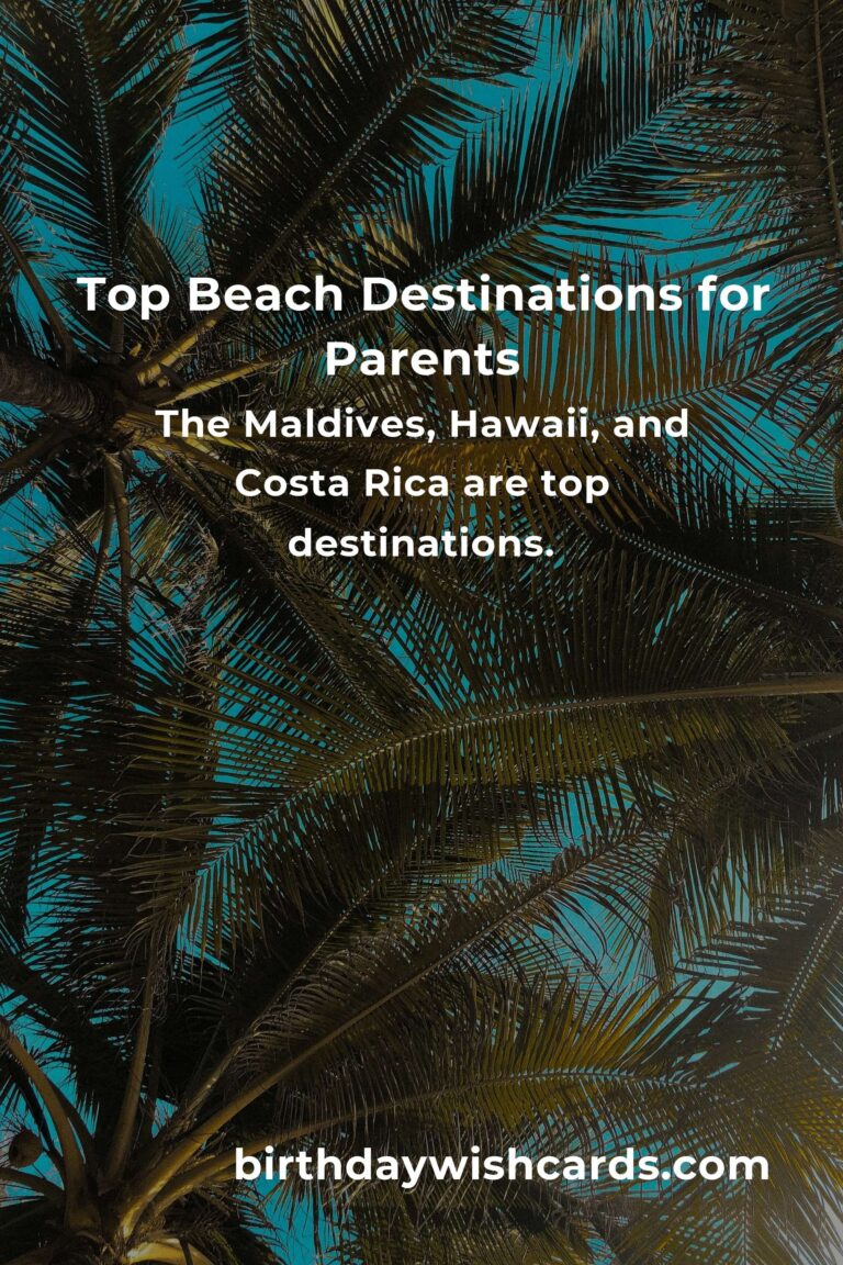 Unforgettable Beach Vacations for Parents in 2025