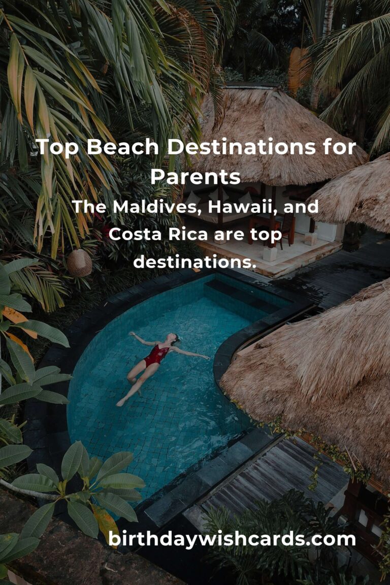 Unforgettable Beach Vacations for Parents in 2025