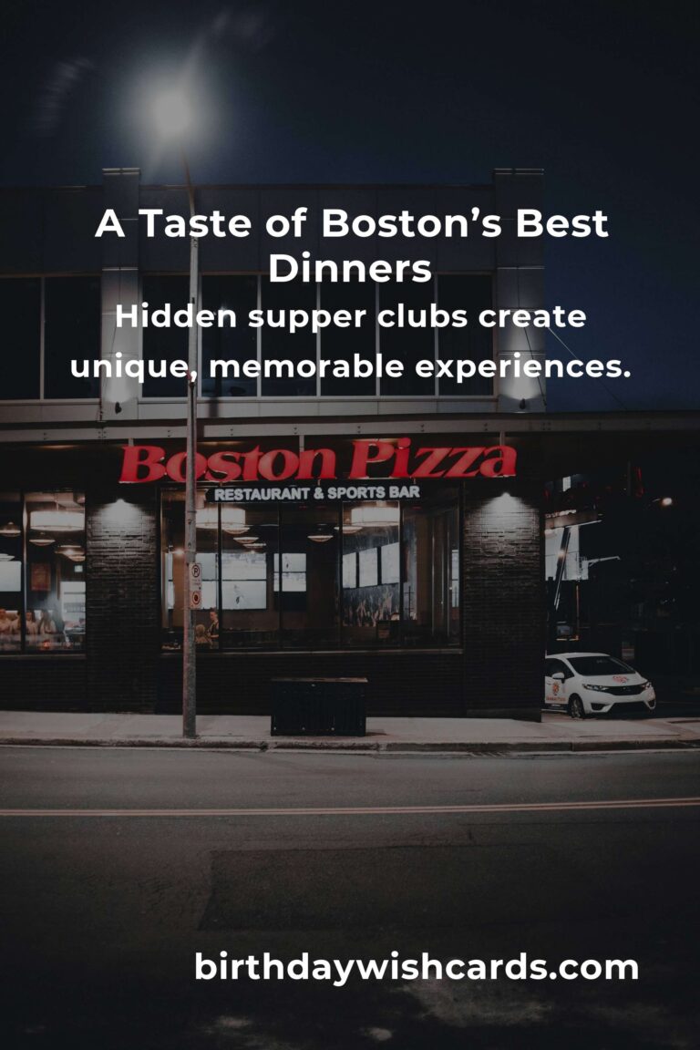 Unforgettable Dinner Ideas in Boston for 2025: Savor the City’s Culinary Magic