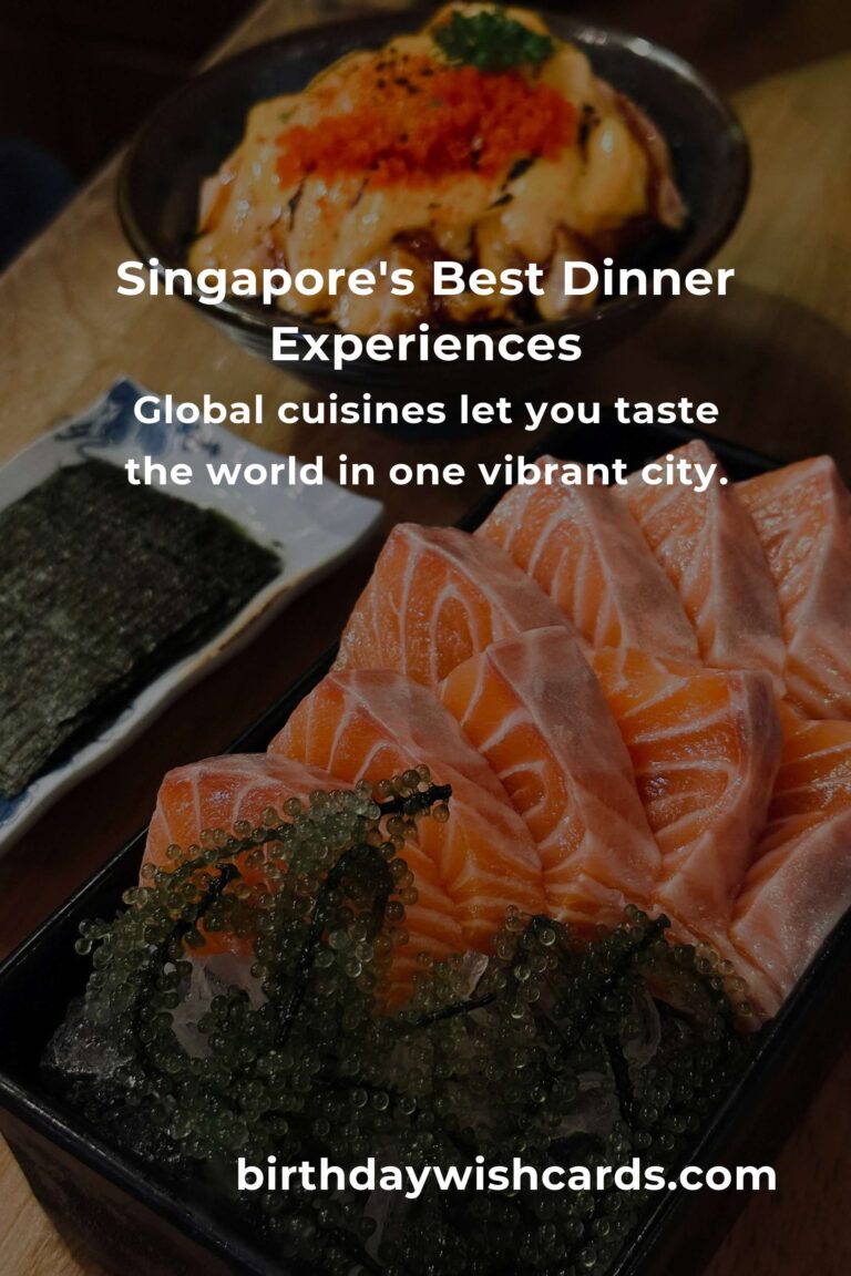 Unforgettable Dinner Ideas in Singapore for 2025: Savor the Best Flavors and Heartwarming Moments