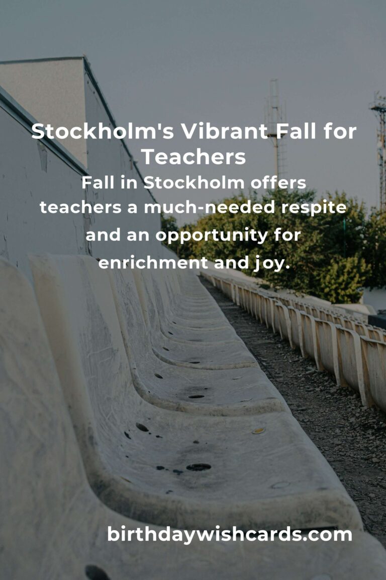 Unforgettable Fall Events in Stockholm Every Teacher Will Love