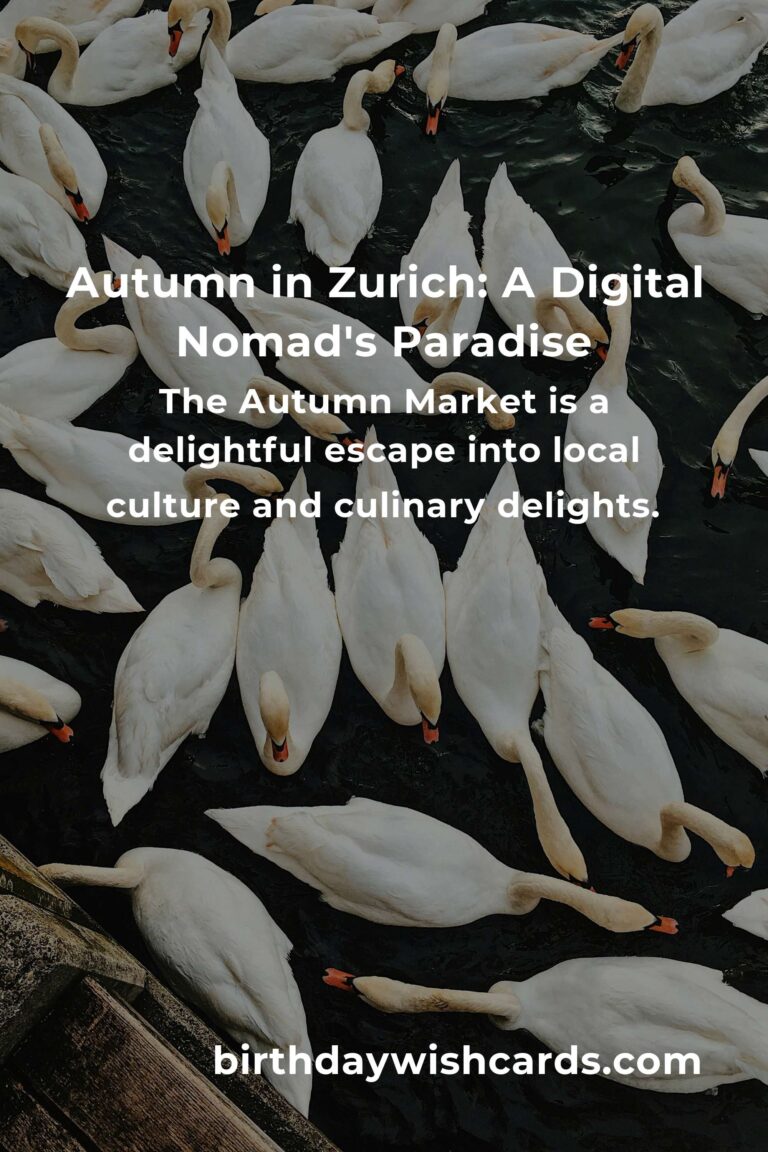 Unforgettable Fall Events in Zurich for Digital Nomads