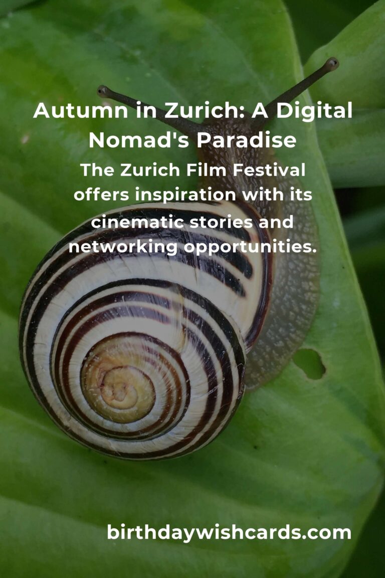 Unforgettable Fall Events in Zurich for Digital Nomads