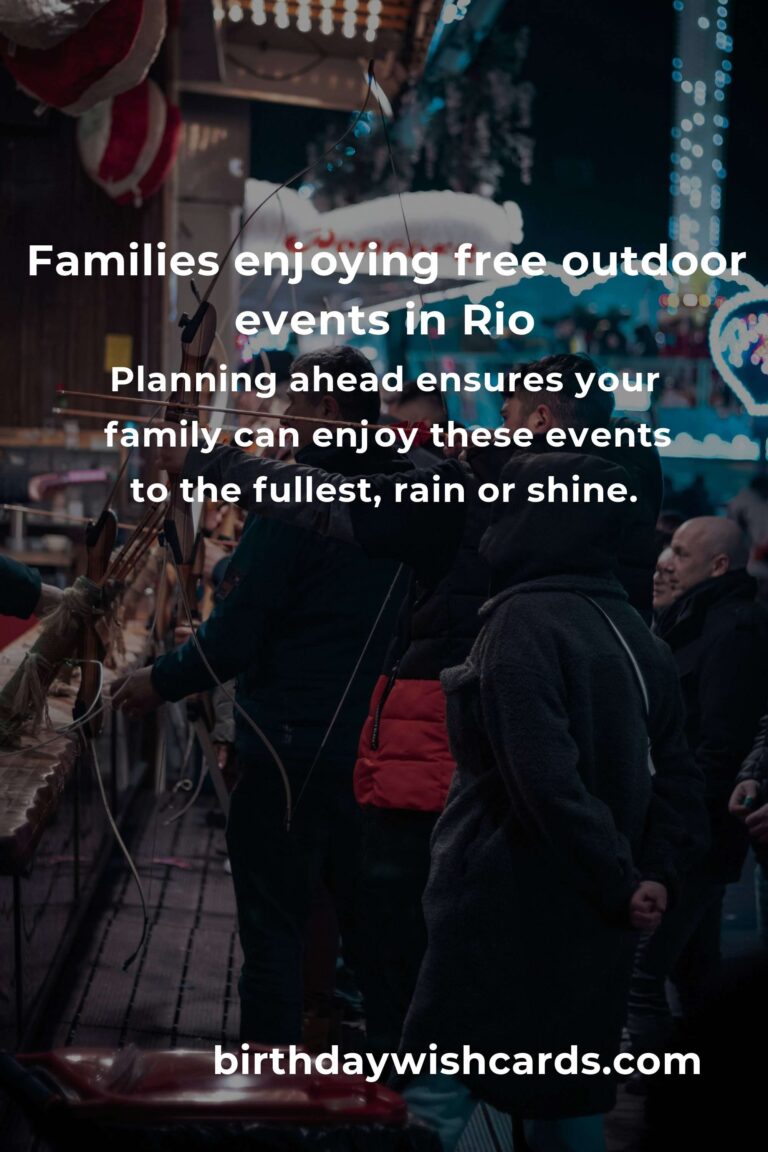 Unforgettable Family Adventures: The Best Free Events in Rio de Janeiro This Month