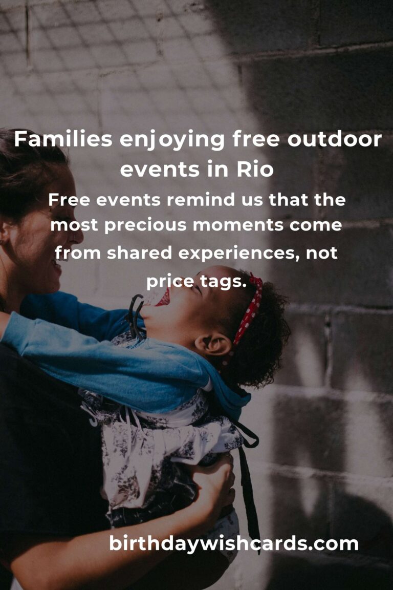 Unforgettable Family Adventures: The Best Free Events in Rio de Janeiro This Month
