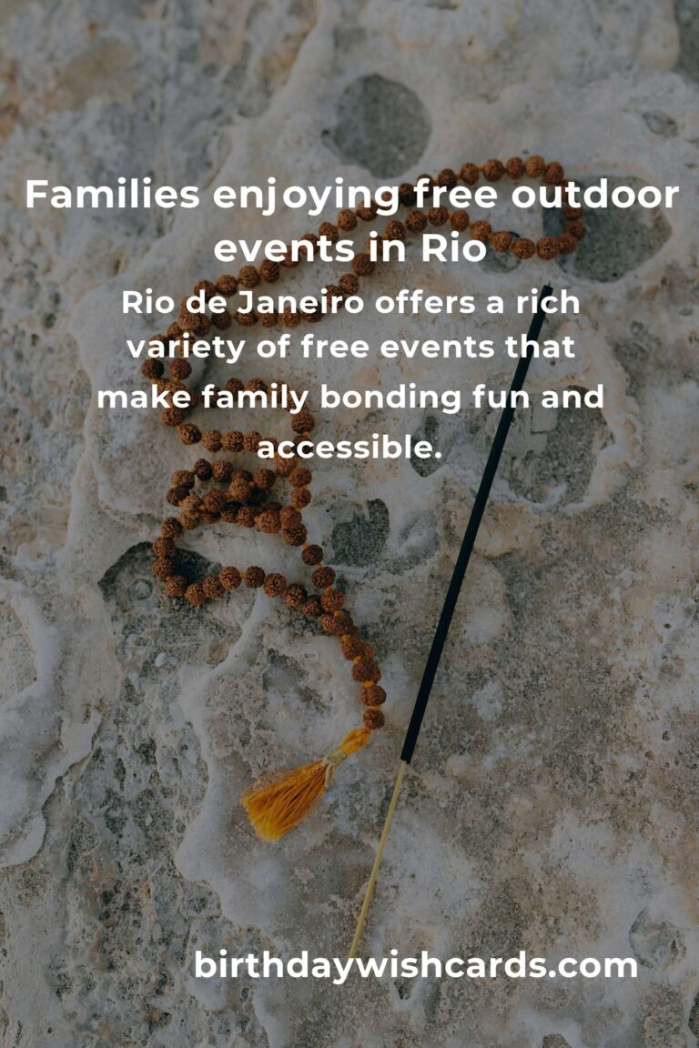 Unforgettable Family Adventures: The Best Free Events in Rio de Janeiro This Month
