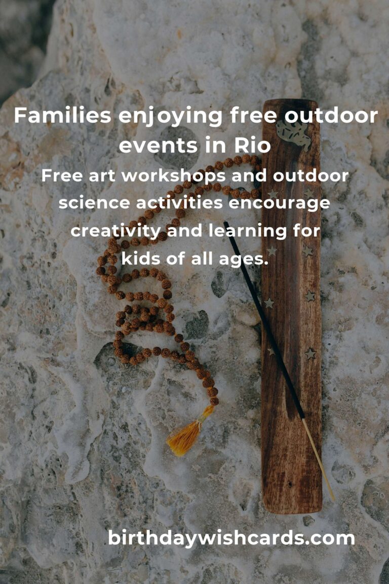 Unforgettable Family Adventures: The Best Free Events in Rio de Janeiro This Month