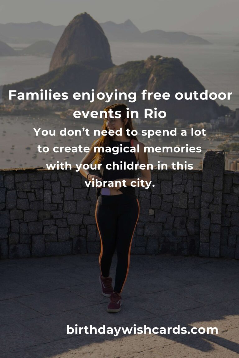 Unforgettable Family Adventures: The Best Free Events in Rio de Janeiro This Month