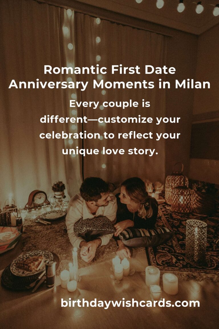 Unforgettable First Date Anniversary: The Ultimate Planning Guide in Milan