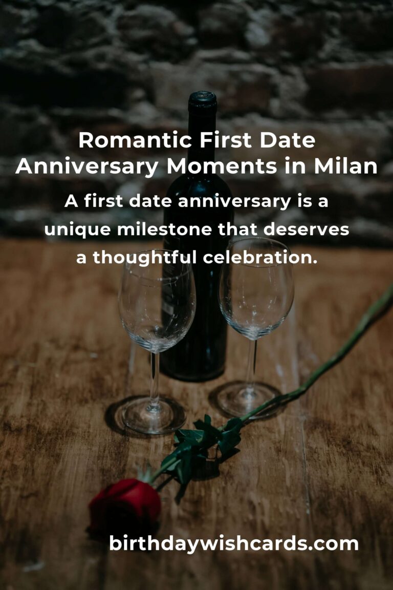 Unforgettable First Date Anniversary: The Ultimate Planning Guide in Milan