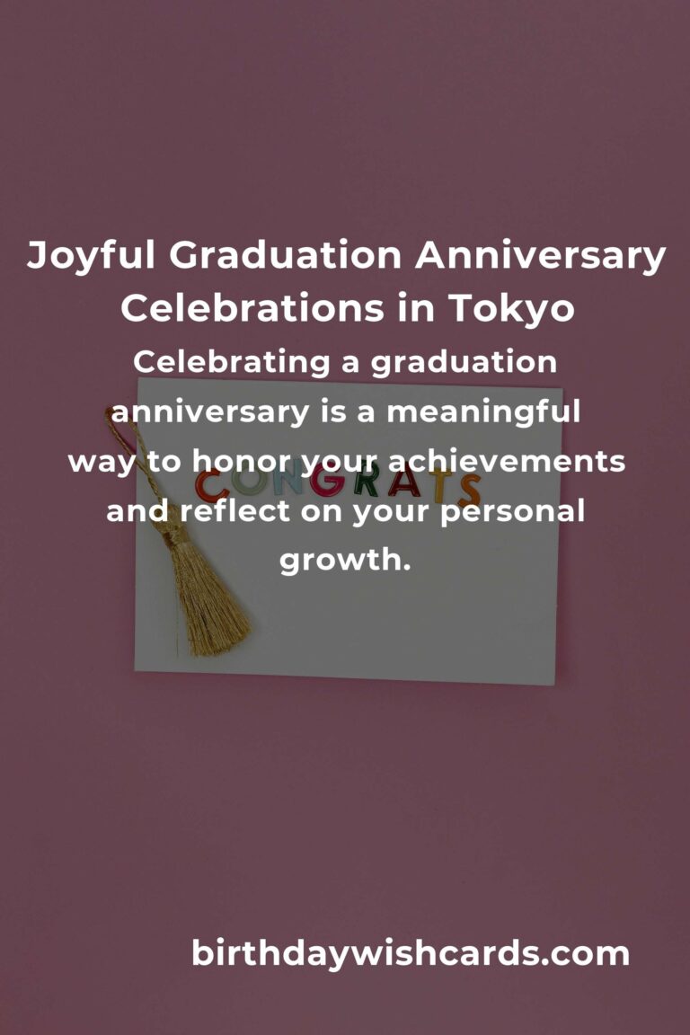 Unforgettable Graduation Anniversary Planning Guide in Tokyo: Celebrate Your Milestone in Style